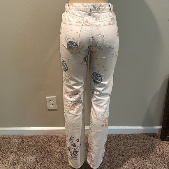 Reformation-Cynthia Doodle High Rise Straight Long Jeans size 26 - Picture 11 of 13